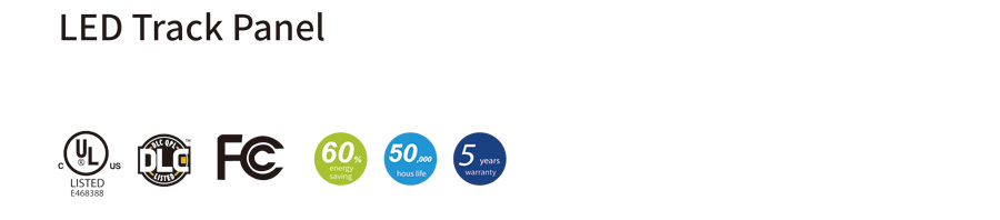 Adjustable 75w square SMD LED Track Panel